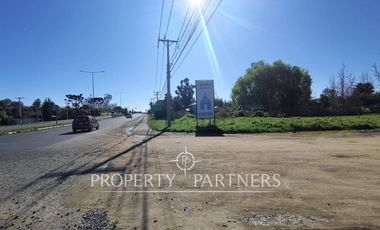 Gran terreno comercial a orilla de carretera