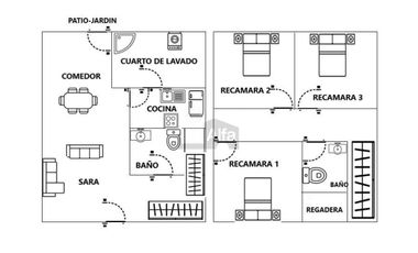 Casa sola en venta en Real del Sol, Tecámac, México