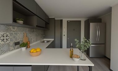 Departamento un Dormitorio con Jardin