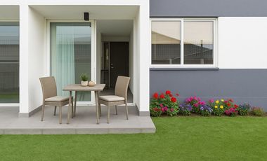 Departamento un Dormitorio con Jardin