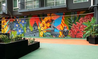 Arriendo Dpto 1D-1B Metro Santa Ana