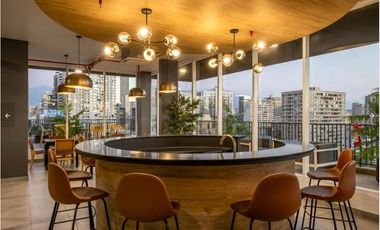 Arriendo Dpto 1D-1B Metro Santa Ana