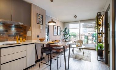 Arriendo Dpto 1D-1B Metro Santa Ana