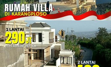 Rumah Villa Bocek Pasar Karangploso Malang