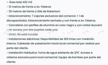 Locales zona Chepevera