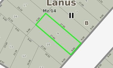 Terreno en venta - 241 mts2 - Gerli