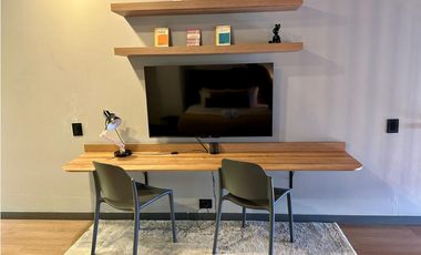 Espectacular apartaestudio dúplex para renta amoblada en Laureles