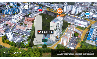 Apartamentos en Mosaiko, Av 30 Agosto, Pereira