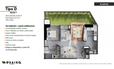 Apartamentos en Mosaiko, Av 30 Agosto, Pereira