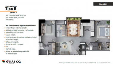 Apartamentos en Mosaiko, Av 30 Agosto, Pereira