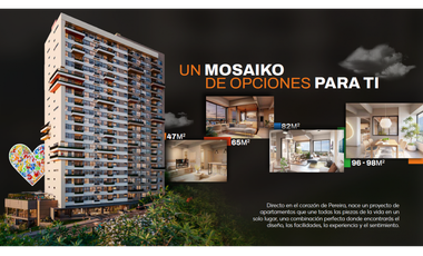 Apartamentos en Mosaiko, Av 30 Agosto, Pereira