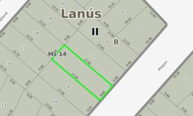 Terreno en venta - 241 mts2 - Gerli