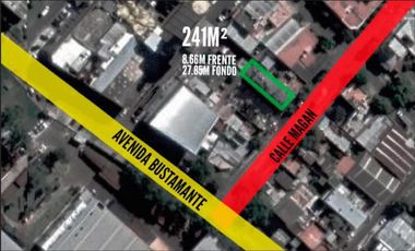 Terreno en venta - 241 mts2 - Gerli