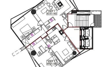 DEPARTAMENTO VENTA $32,000,000 MN TORRE LBL | 4 DEPAS PARA INVERSION