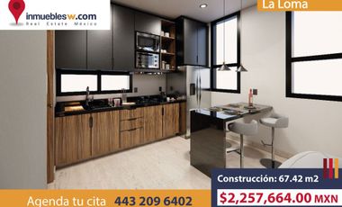 DEPARTAMENTO EN VENTA EN LA LOMA, MORELIA