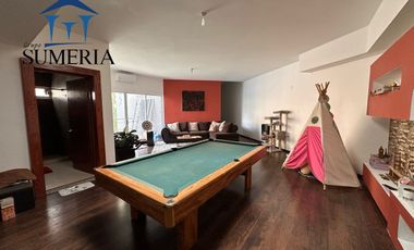 Casa en renta con alberca, sauna, vapor y área de gimnasio