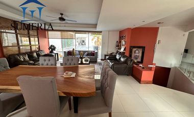 Casa en renta con alberca, sauna, vapor y área de gimnasio