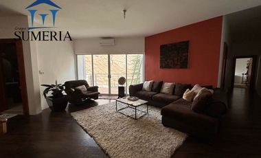 Casa en renta con alberca, sauna, vapor y área de gimnasio