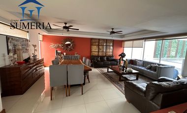 Casa en renta con alberca, sauna, vapor y área de gimnasio