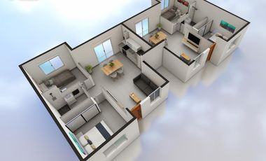 Departamento de categoría en Costa Azul