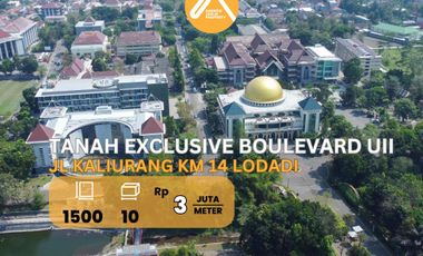 Jual Tanah Dekat Boulevard UII Paling Strategis Batas Sungai Cocok Kos