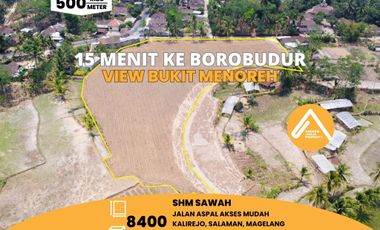 Tanah 15 Menit Candi Borobudur View Menoreh Akses Mudah