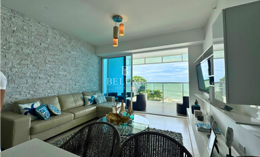 VENDO APARTAMENTO DE PLAYA AMOBLADO  PH OCEAN WAVES, NUEVA GORGONA (P)