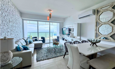 VENDO APARTAMENTO DE PLAYA AMOBLADO  PH OCEAN WAVES, NUEVA GORGONA (P)