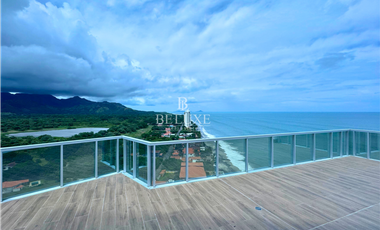 VENDO PENTHOUSE DE PLAYA AMOBLADO  PH OCEAN WAVES, NUEVA GORGONA (P)