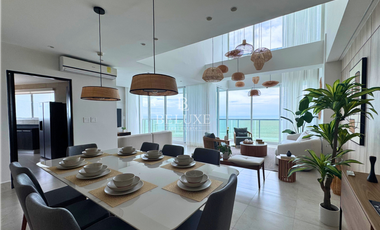 VENDO PENTHOUSE DE PLAYA AMOBLADO  PH OCEAN WAVES, NUEVA GORGONA (P)