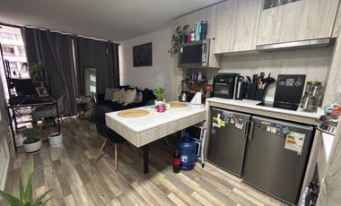 Se Arrienda Departamento 1 Dormitorio Metro Toesca