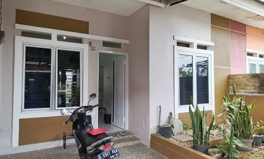 Rumah Bogor Park Residence halaman belakang luas sejuk adem nyaman