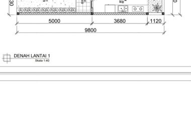 Rumah Baru 2 Lt dlm Cluster  akses Mobil dekat sekali Raya Condet