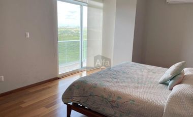 Departamento en renta amueblado de 3 recámaras, alberca, padel, en Juriquilla