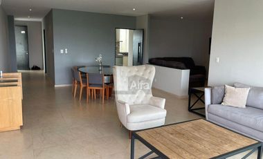 Departamento en renta amueblado de 3 recámaras, alberca, padel, en Juriquilla