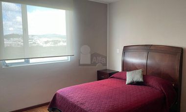 Departamento en renta amueblado de 3 recámaras, alberca, padel, en Juriquilla