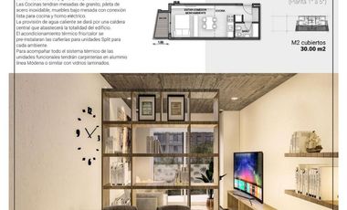 Departamento en venta de 1 dormitorio en Avellaneda