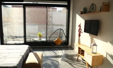 Departamento monoambiente en alquiler temporario de 1 dormitorio en Palermo