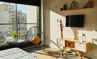 Departamento monoambiente en alquiler temporario de 1 dormitorio en Palermo