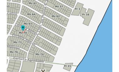 VALERIA DEL MAR - LOTE MULTIFAMILIAR UBICADO A  150 MTS DEL MAR