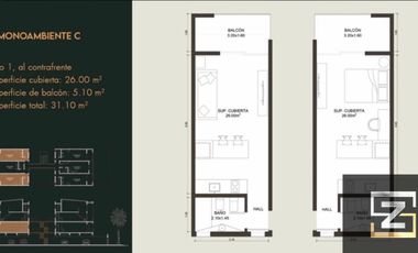 Departamento en venta de pozo c/ cochera en Canning