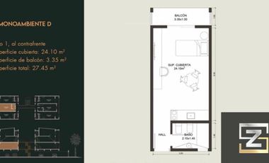 Departamento en venta de pozo c/ cochera en Canning