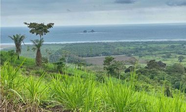 Terreno con hermosa vista al mar Ayampe