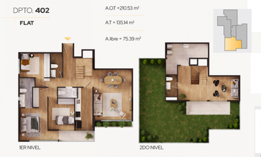 Venta Departamento Duplex 3 Dormitorios San Isidro