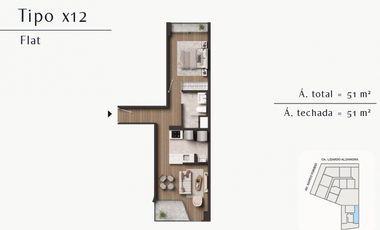 venta Departamento 1 Dormitorio San Isidro
