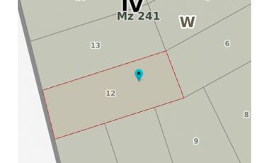 LOTE PINAMAR - ZONA ALAMOS MANZANA 241 LOTE 12