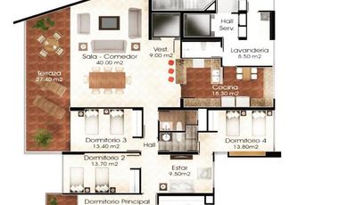 Departamento en Venta - YACHT CLUB ANCON