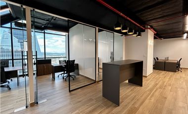 ALQUILER OFICINA AMOBLADA CALLE 50