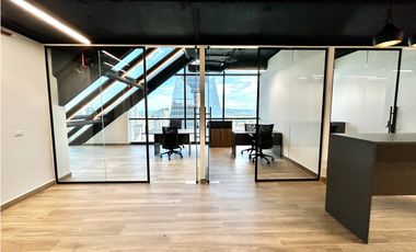 ALQUILER OFICINA AMOBLADA CALLE 50