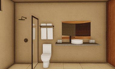 EN VENTA CASA EN MERIDA DE 1 HABITACION CON ALBERCA Y ROOFTOP